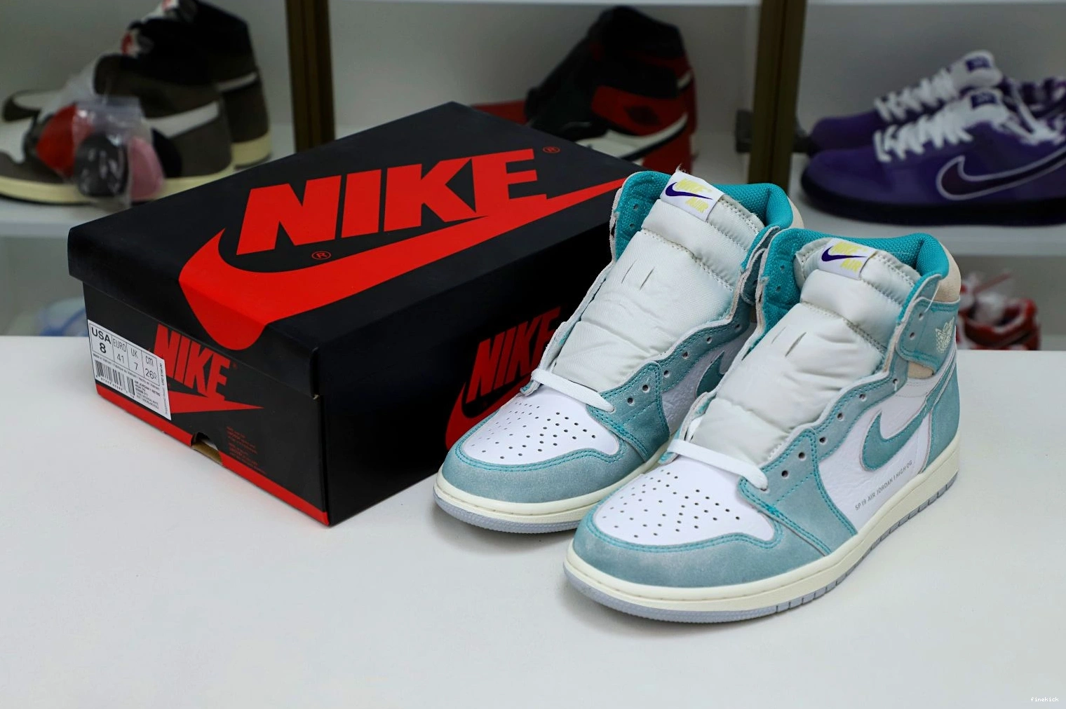 RETRO 1 HIGH GREEN' OG JORDAN 'TURBO AIR 0710